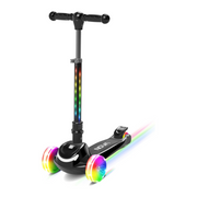 LiT Nova Light Up 3-Wheel Tilt-to-Steer Folding Scooter