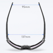 KAPVOE CYCLING GLASS SINGLE LENS | RED LENS & BLACK FRAME