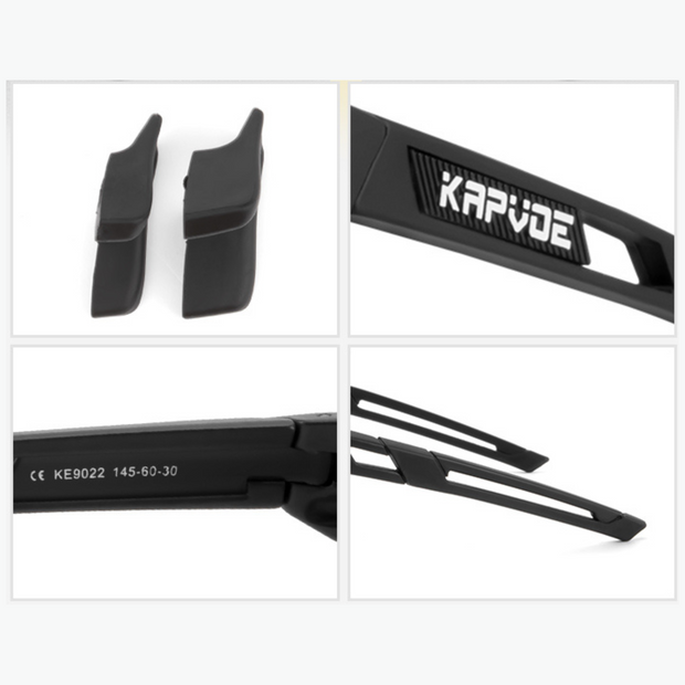 KAPVOE CYCLING GLASS SINGLE LENS |  GREEN LENS &BLACK FRAME