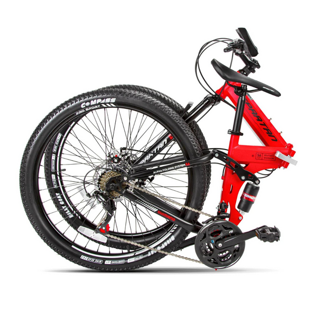 Spartan 26” Alpha Dual Suspension Folding Bike