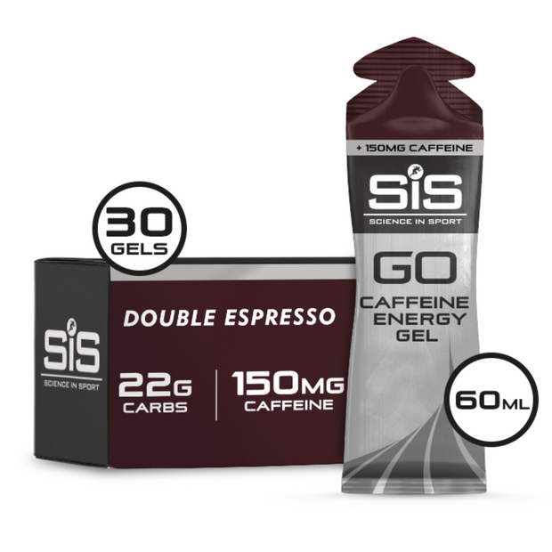 Science in Sport GO + Double Espresso Caffeine Gels 60ml