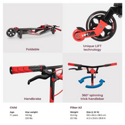 YVOLUTION - Y FLIKER LIFT L3 - RED