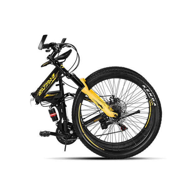 Spartan 26" Batman Dual Suspension Folding Bike