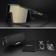 KAPVOE CYCLING GLASS SINGLE LENS |  BROWN LENS &BLACK FRAME