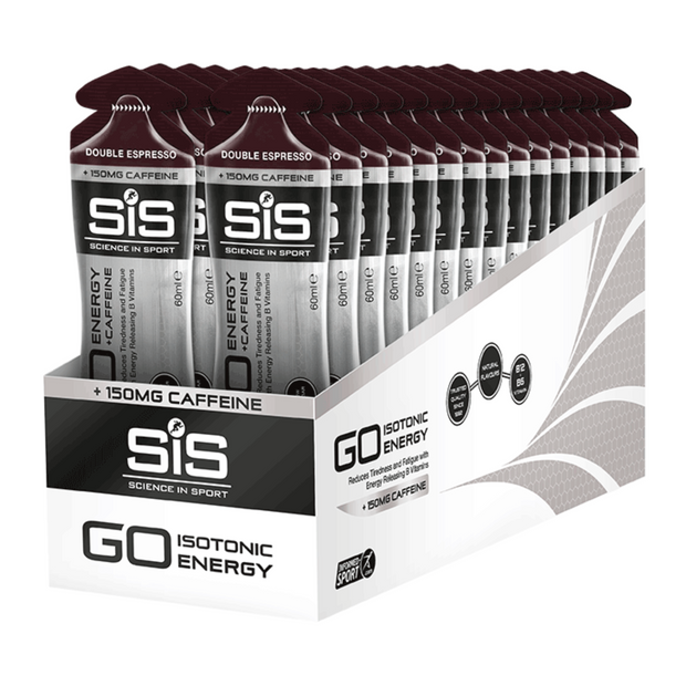 Science in Sport GO + Double Espresso Caffeine Gels 60ml