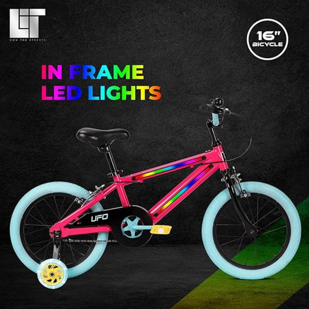 LiT UFO 16" Hot Pink Bicycle