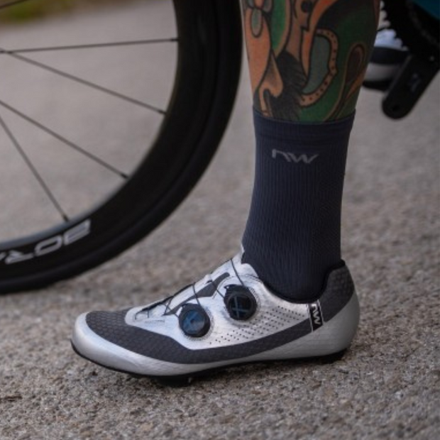 Northwave Mistral Plus Road Bike Shoes | METAL SILVER