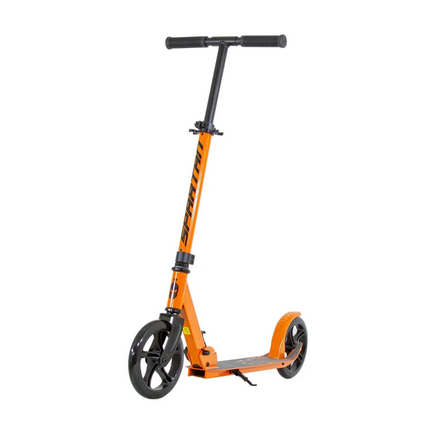 SPARTAN EDGE 200MM FOLDING SCOOTERS ORANGE