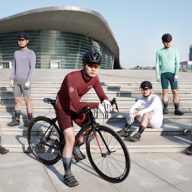 DAREVIE CARBON LONG JERSEY RED WINE