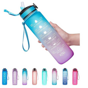 WATER BOTTLE 1L WITH TIME MARKER