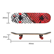 WINMAX SKATEBOARD MAZE RED