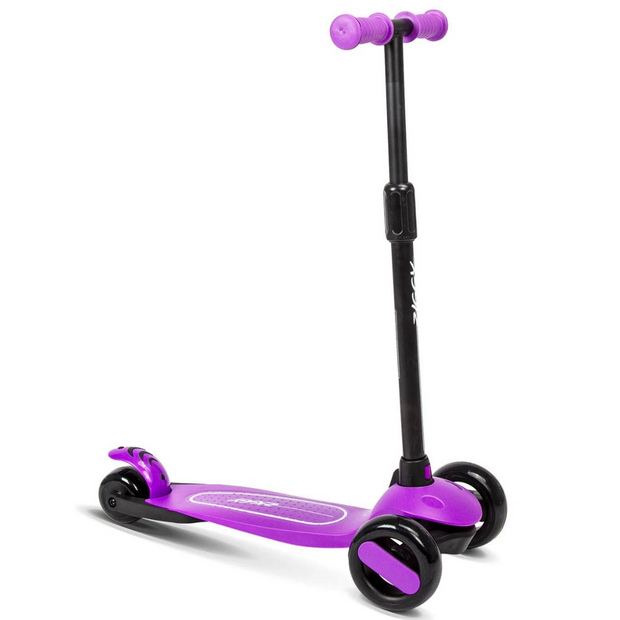 ZIGGY 3-WHEEL TILT SCOOTER W/LED LIGHT