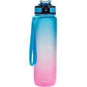 WATER BOTTLE 1L WITH TIME MARKER