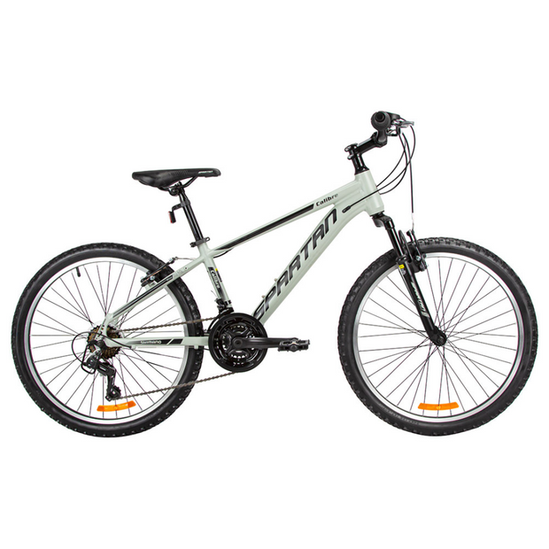 SPARTAN KID'S CALIBRE HARDTAIL 24" MOUNTAIN BIKE|FLAME RED|SAND GREY