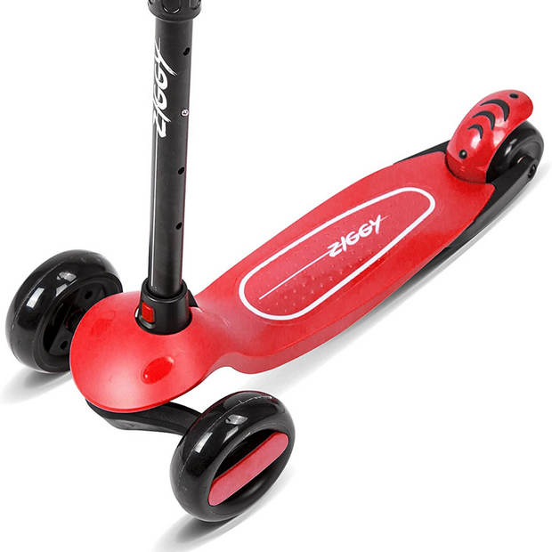 ZIGGY 3-WHEEL TILT SCOOTER W/LED LIGHT