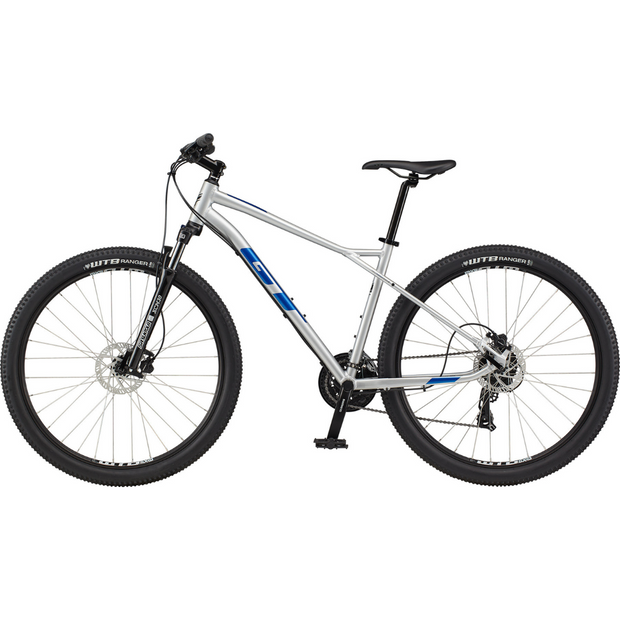 GT MEN'S AGGRESSOR EXPERT HARDTAIL 29" MOUNTAIN BIKE | SILVER