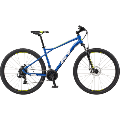 GT MEN'S AGGRESSOR SPORT HARDTAIL 27.5" MOUNTAIN BIKE|BLU|RED