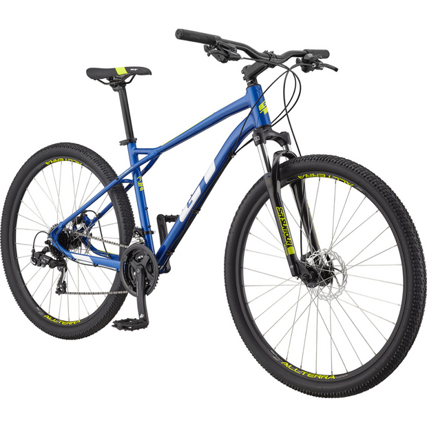 GT MEN'S AGGRESSOR SPORT HARDTAIL 27.5" MOUNTAIN BIKE|BLU|RED